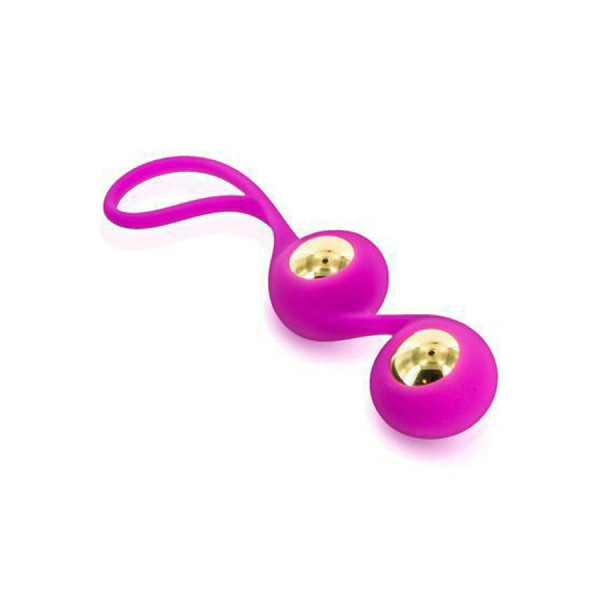 Boules de Geisha ou stimulateur anal plaqué or 